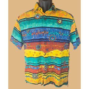 Territory Ahead Mens Tribal Shirt Small